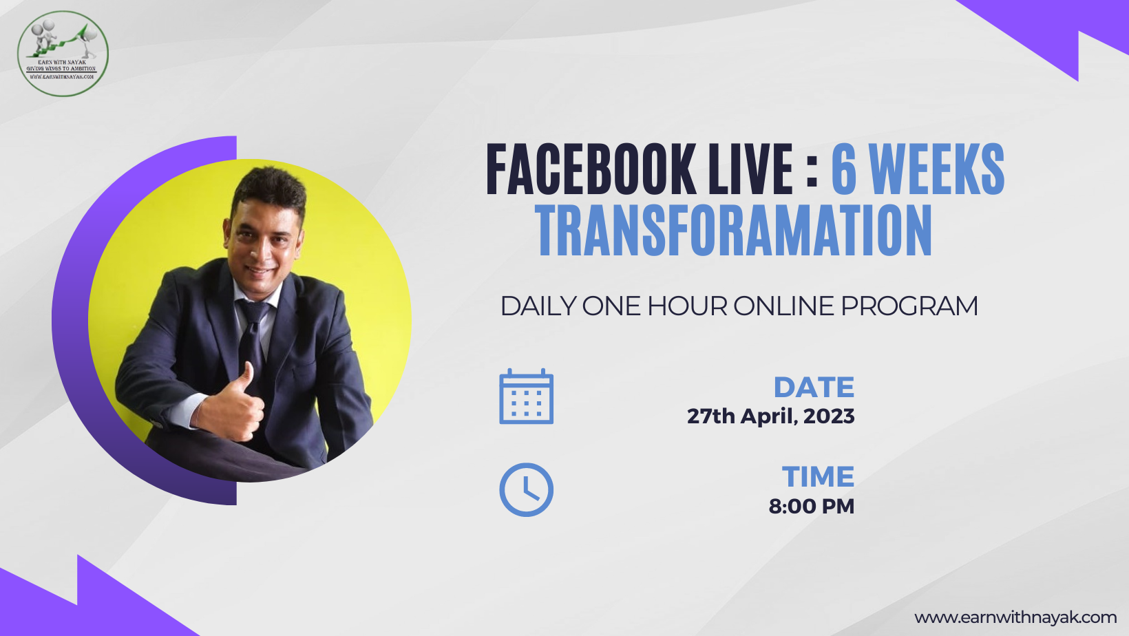 FB Live - 6 Weeks Transformation